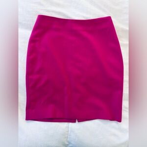Talbots Fuchsia Pencil Skirt